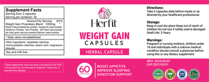 HERFIT WEIGHT GAIN CAPSULES